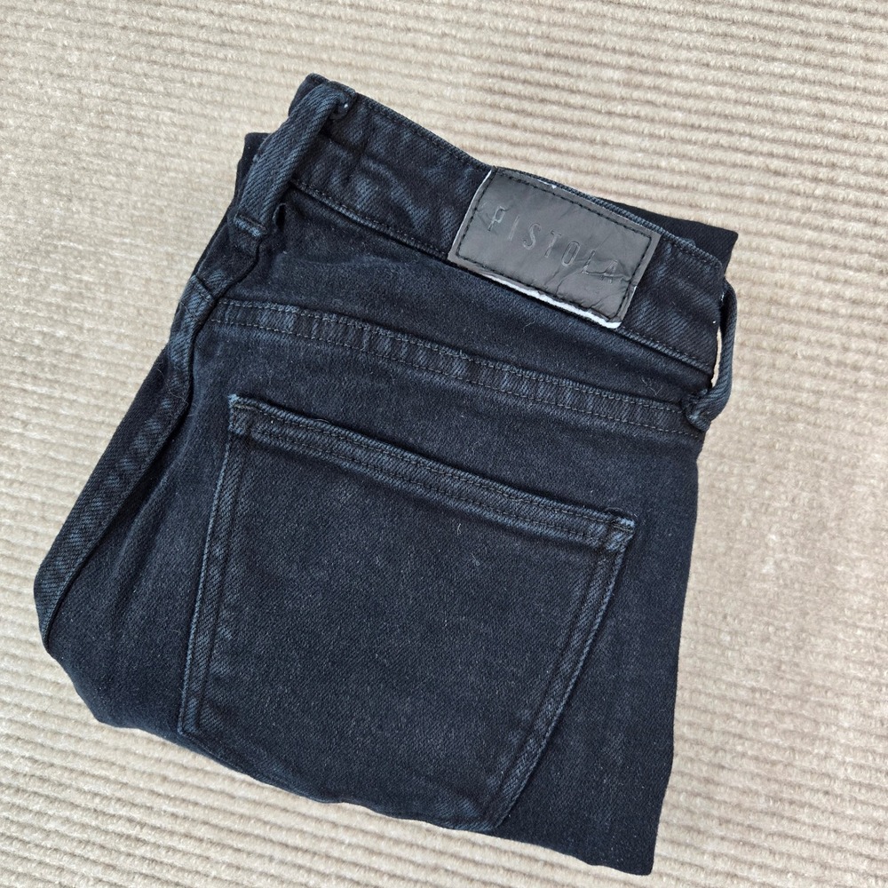Pistola Womens 29 Black High Rise Straight Leg P6654SHR-DVI Denim Jeans